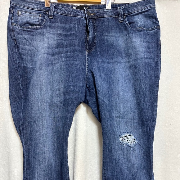 Kut From The Cloth Women's Jeans 24W Dark Blue Catherine Boyfriend - Picture 2 of 10